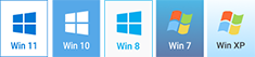 ВидеоМАСТЕР поддерживает ОС Windows 11, 10, 8, 7 и XP